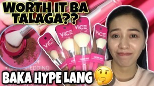 'VICE COSMETICS BRUSH REVIEW | Jona Rivera'