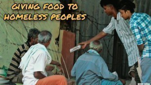 'GIVING FOOD TO HOMELESS PEOPLES 
