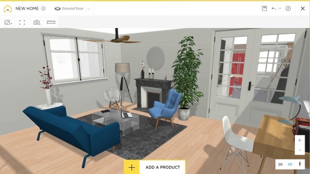 'Free and online 3D home design planner   HomeByMe  كيف ترسم خريطة بيت 3d رسم غرفه 3d رسم خارطه'