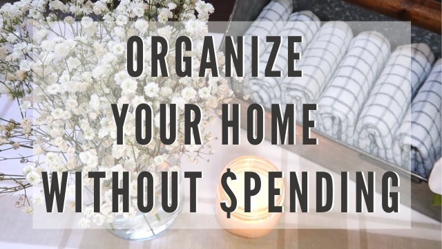 'HOW TO ORGANIZE YOUR HOME WITH REPURPOSED CANDLE JARS / SAVE MONEY/ FRUGAL LIVING'