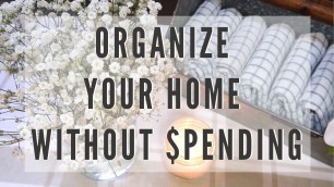 'HOW TO ORGANIZE YOUR HOME WITH REPURPOSED CANDLE JARS / SAVE MONEY/ FRUGAL LIVING'