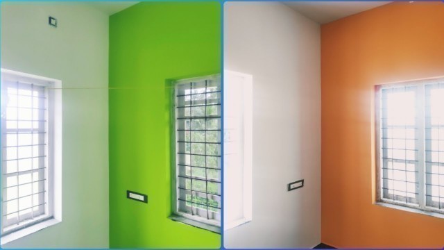 'Bedroom Wall Colour Combinations || Wall Painting Colour Combination Designs'