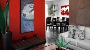 'Home Decorating Ideas Red Walls'