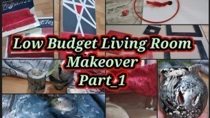 'LivingRoom Makeover (Part_1) || Renovation ||Easy Makeover ideas | Viral DIY #diy'