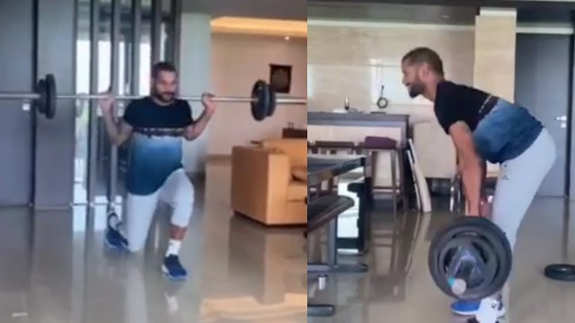 'Shikhar Dhawan\'s HARDCORE WORKOUT With CUTE Son During Lockdown'