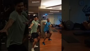 'Shikhar Dhawan,Shreyas Iyer and Marcus Stoinis dancing together, Gabbar doing excercise video, #dc'