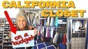 'HOW TO: Dream California Closet on a BUDGET | Design Tips to Save Money with FULL COST Reveal!'