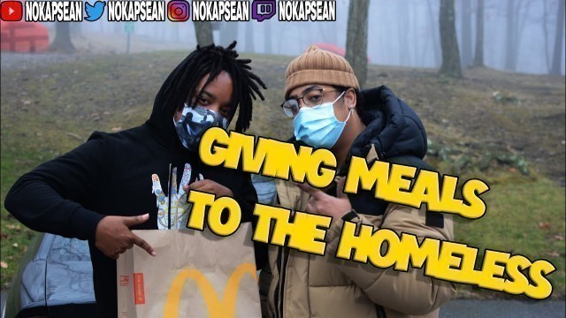 'GIVING MEALS TO THE HOMELESS (DRIVE-BY EDITION)'