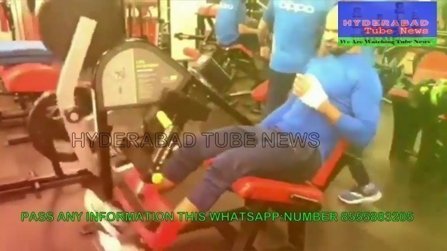 'World Cup 2019: Shikhar Dhawan sweats it out in the gym despite thumb injury'