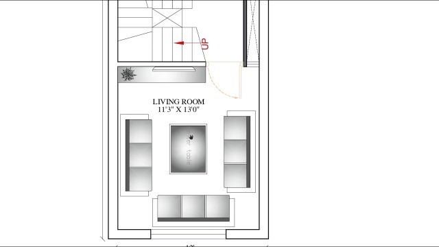 '12 X 45  HOUSE DESIGN  BY UNIQUE HOUSE DESIGN.'