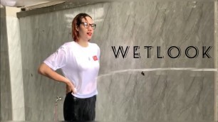 'wet look leggings Kristina Vietnam'