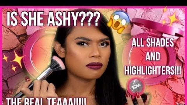 'VICE COSMETICS BLUSH, CONTOUR, AND HIGHLIGHTER REVIEW + SWATCHES PWEDE KAYA SA MAITIM/MORENA CURL?!'