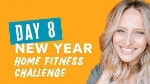 'Day 8: New Year Home Fitness Challenge with Ellie Krueger'