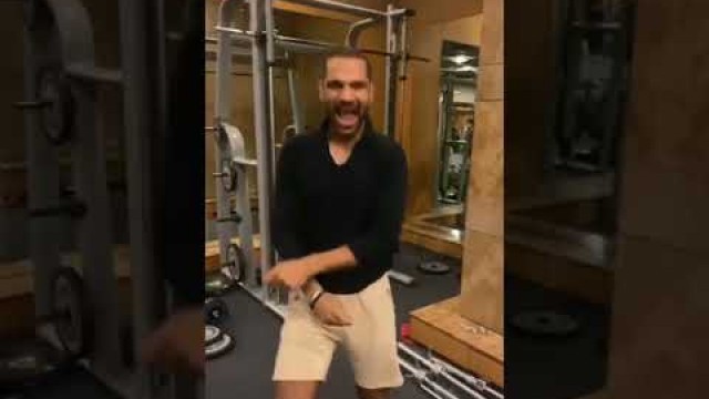 '#shorts Shikhar dhawan dancing in the gym | Funny dance'