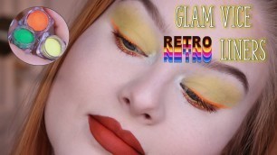 'Glam Vice Cosmetics Retro Liners: Spandex, Chill Pill & Flower Power ♥'