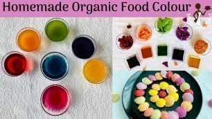 'How to make organic food color at home | Homemade natural gel food color | Kids safe food color'