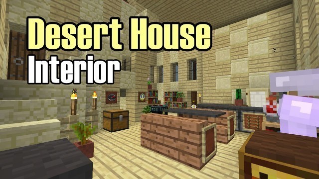 'Minecraft Desert House Interior Design'