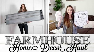 'Farmhouse Home Decor Haul | RAE DUNN & MAGNOLIA HOME'