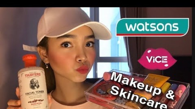 'BT21 x Vice Cosmetics & WATSONS HAUL 2019 (SKINCARE &MAKEUP)'