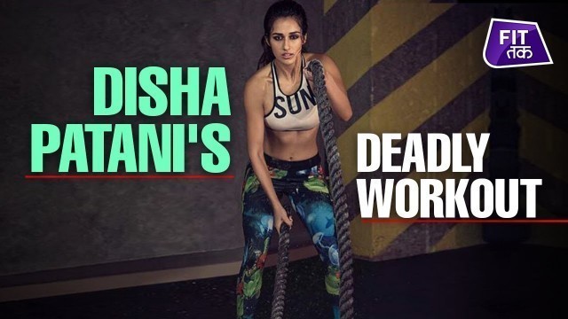 'Disha Patani\'s Intense Deadlifts | Fit Tak'