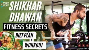 'Shikhar Dhawan Workout and Diet Plan | Cricketer\'s Diet Plan | Celebrity Workout | IPL2021'
