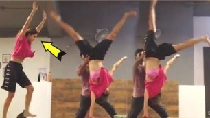 'Disha Patani Does DANGEROUS Stunt At Gym INSIDE Video'