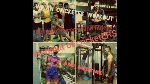'indian cricket team workout cricketers workout  virat,hardik,rahul,shikhar,dhoni workout gym workout'