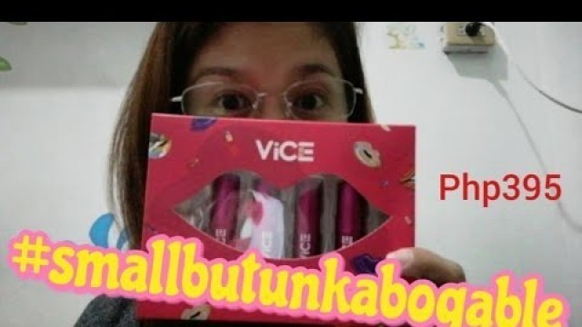 'VICE COSMETICS  LITTLE PONIES GOOD VIBES MATTE LIPSTICK REVIEW'