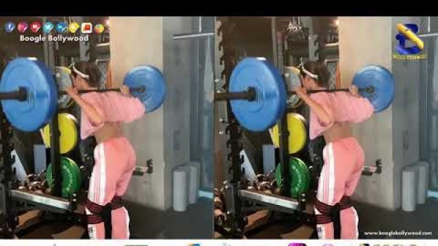 'Disha Patani Latest Back Workout in Gym I Boogle Bollywood'