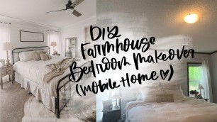 'Farmhouse Bedroom Makeover (Mobile Home Renovation)'