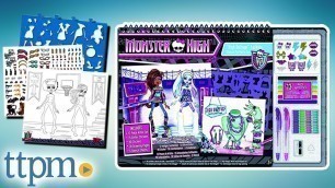 'Monster High High Voltage Fashion Sketch Portfolio Set from Fashion Angels'