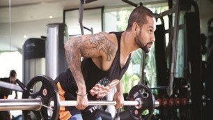 'Shikhar Dhawan Ultimate Gym Workout | Gabbar Shikhar Dhawan |'