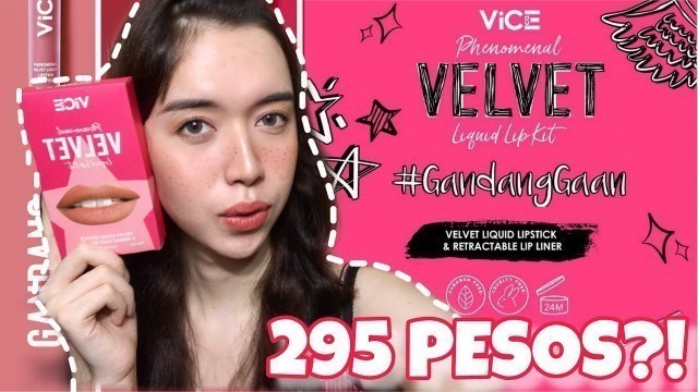 'NEW VICE COSMETICS VELVET LIQUID LIPSTICK  SWATCHES + REVIEW  || JanaRickaFerde'