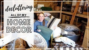 'DECLUTTER WITH ME  | HOME DECOR HAUL | MY DESIGN STYLE'