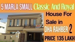 '5 Marla Small Classic And Royal House For Sale in |DHA Rahber Phase 2 Lahore'