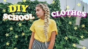 'DIY Tumblr Inspired Clothes for School 2017-2018'