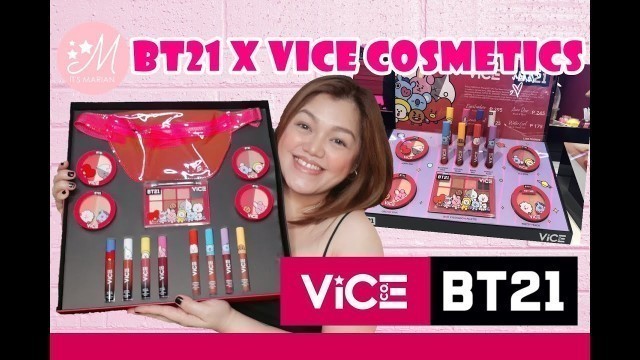 'BT21 x VICE COSMETICS COLLECTION | it\'s marian ⭐'