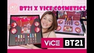 'BT21 x VICE COSMETICS COLLECTION | it\'s marian ⭐'