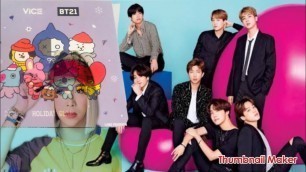 'BT21 x VICE COSMETICS UNBOXING'