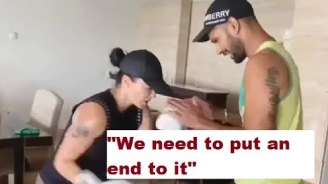 'Shikhar Dhawan slams domestic violence amid lockdown, shares workout video with wife'