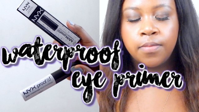 'NYX Cosmetics Proof It! Waterproof Eye Shadow Primer First Impression + Review | Shanice Marie'