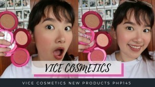 'VICE COSMETICS NEW BLUSH, CONTOUR AND HIGHLIGHT! Full Face Using Vice Cosmetics'