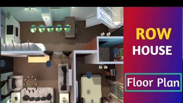 'Row House Interior Design || Inside Designs || Interior design || 3D'