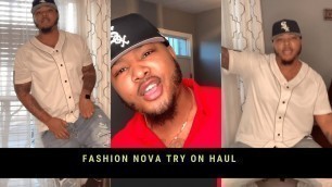 'BIG & TALL FASHION NOVA MENS TRY ON HAUL'