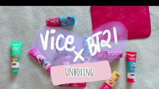 'Vice Cosmetics x BT21 unboxing | Artsy Ava'