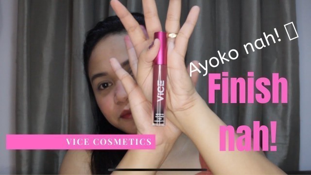'Vice Cosmetics Lip & Cheek Water Tint Review'