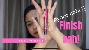 'Vice Cosmetics Lip & Cheek Water Tint Review'