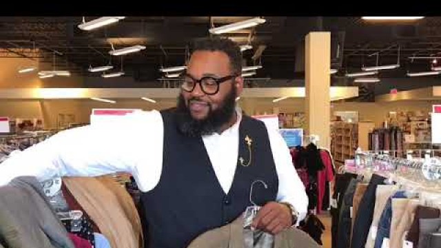 'National Thrift Shop Day with Goodwill®: Thrifting Tips For The Big Guys'