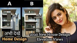 'Front Elevation | Design 2020 New House Design Elevation Views'