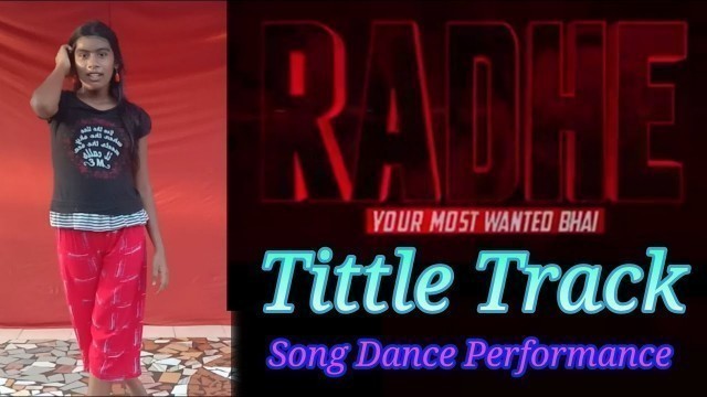 'Radhe Title Track-Song dance Performance-salman khan-Disha patani-Try to Fitness with dance'